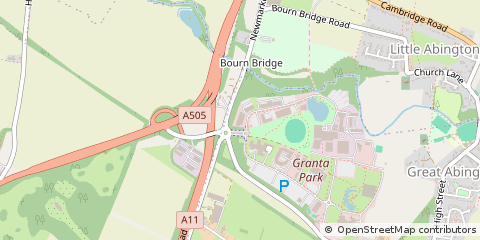 Map of Great Abington