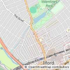 Map of Ilford