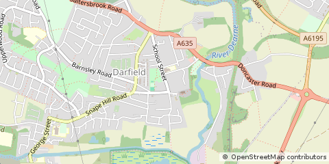 Map of Barnsley
