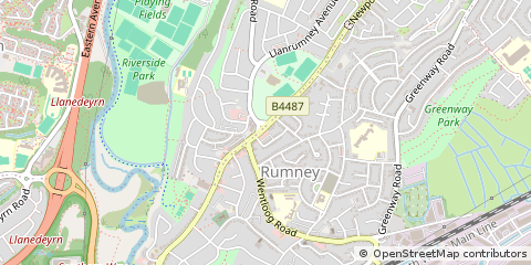 Map of Cardiff