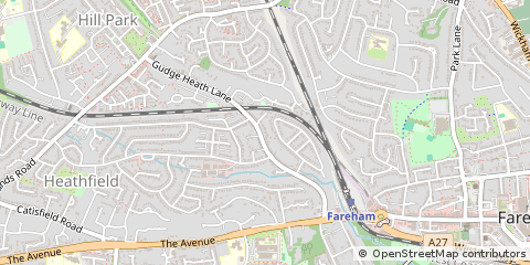 Map of Fareham