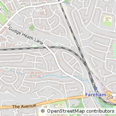 Map of Fareham