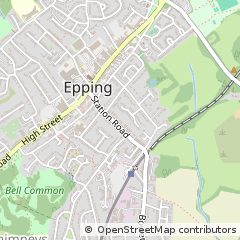 Map of Epping, Essex