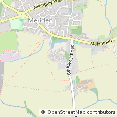 Map of Meriden