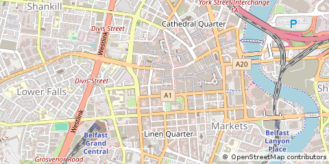 Map of Belfast