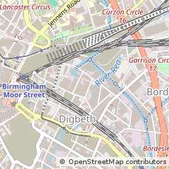 Map of Birmingham, West Midlands