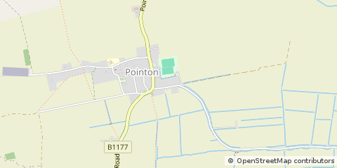 Map of Sleaford, Lincolnshire