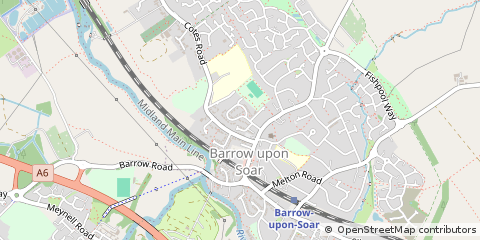 Map of Loughborough