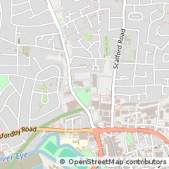 Map of Melton Mowbray, Leicestershire