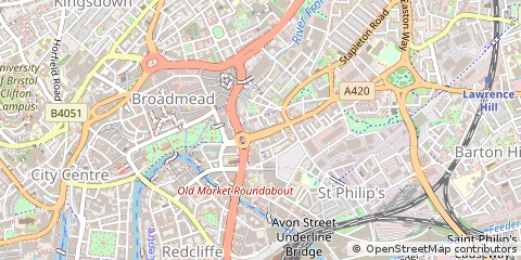 Map of Bristol