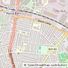 Map of Birmingham, West Midlands