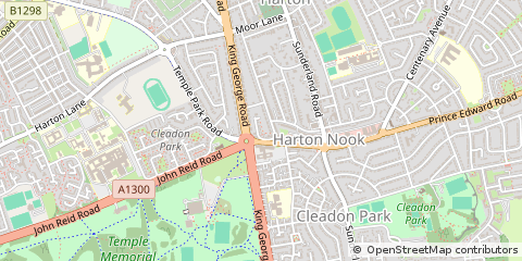 Map of South Shields