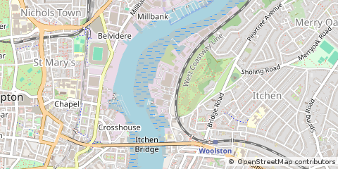 Map of Southampton