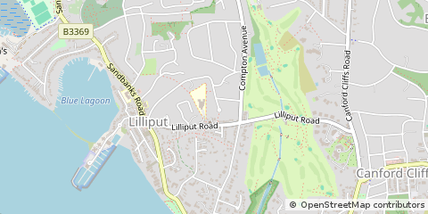 Map of Poole, Dorset