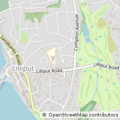 Map of Poole, Dorset