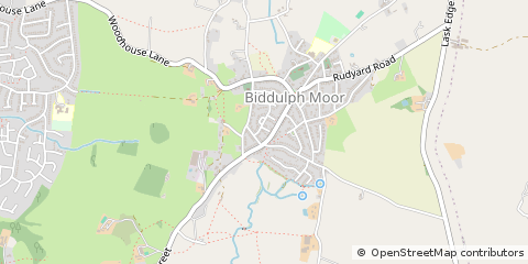 Map of Biddulph Moor, Staffordshire