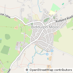 Map of Biddulph Moor, Staffordshire