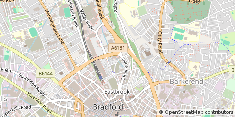 Map of Bradford