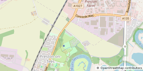 Map of Stockton-on-Tees