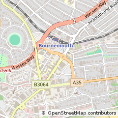 Map of Bournemouth