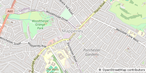 Map of Nottingham