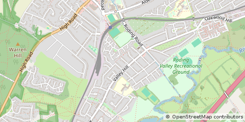 Map of Loughton, Essex