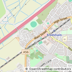 Map of Frodsham, Cheshire