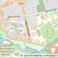 Map of Northampton