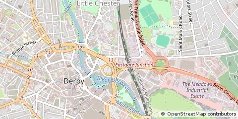 Map of Derby
