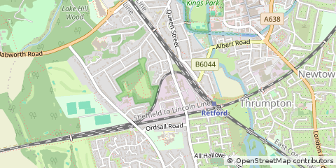 Map of Retford