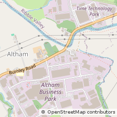 Map of Accrington, Lancashire