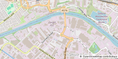 Map of Manchester, Lancashire