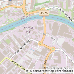 Map of Manchester, Lancashire