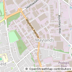 Map of Hemel Hempstead, Hertfordshire