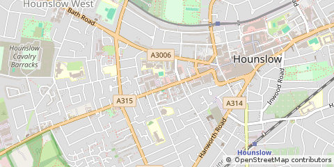 Map of Hounslow
