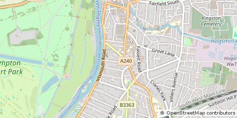 Map of Kingston Upon Thames