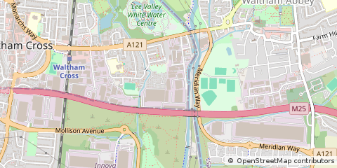 Map of Waltham Abbey