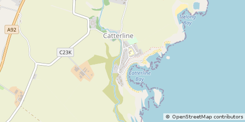 Map of Stonehaven, Kincardineshire