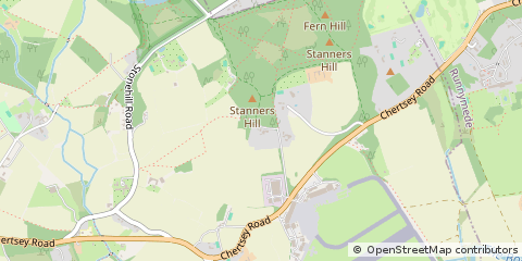 Map of Woking, Surrey
