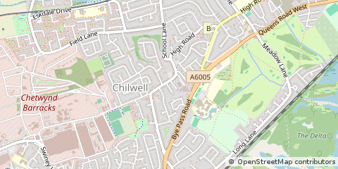 Map of Nottingham