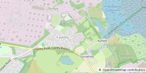 Map of Southampton, Hampshire