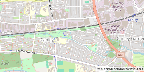 Map of Coventry