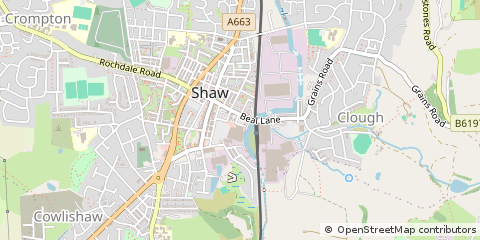 Map of Oldham