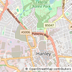 Map of Stoke-on-Trent