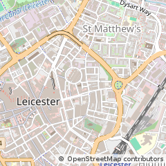Map of Leicester