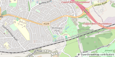 Map of Wokingham