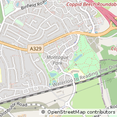 Map of Wokingham