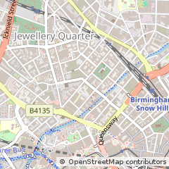 Map of Birmingham, West Midlands