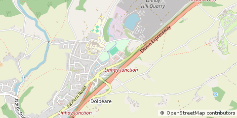 Map of Newton Abbot, Devon