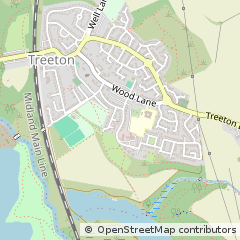 Map of Treeton, Rotherham